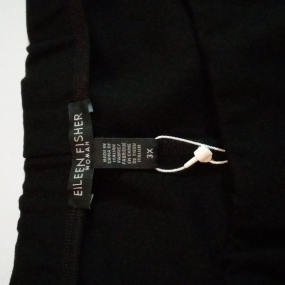 Eileen Fisher Double Knit Sleek Slim Pant 3X Black NWT - Picture 5 of 14